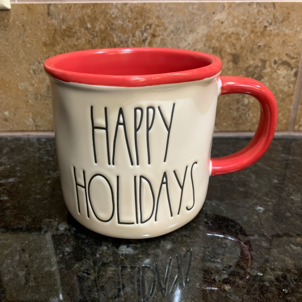 Rae Dunn Happy Holidays Mug